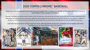 2026 Topps Chrome Baseball Hobby Box (Presale 7/22)