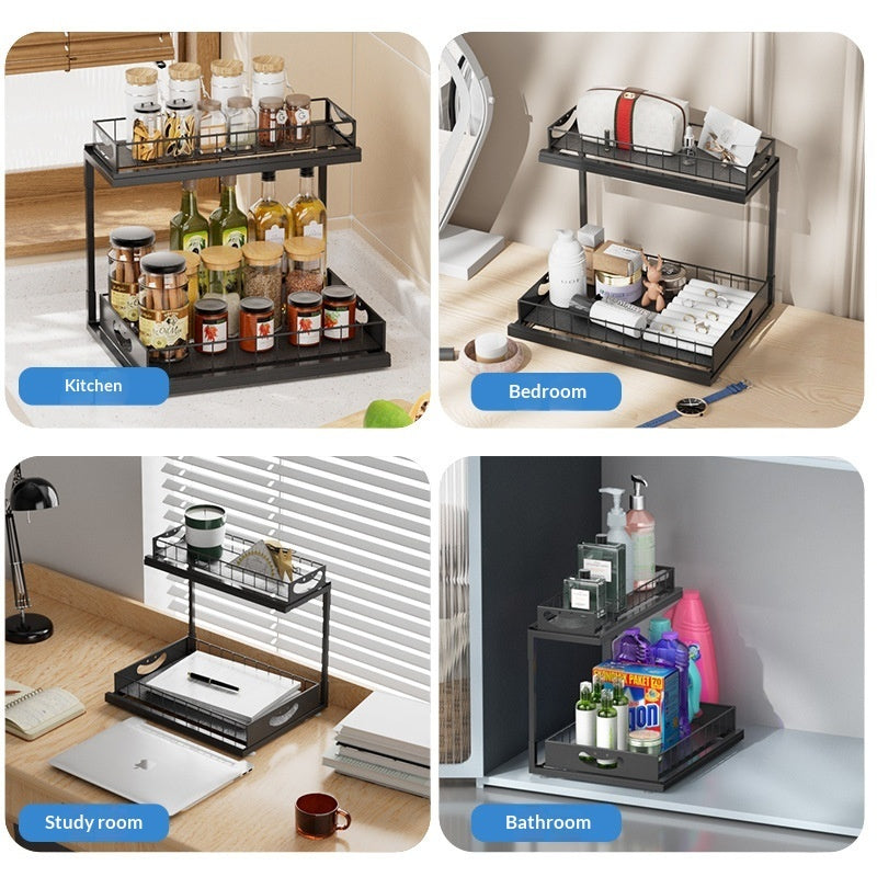 Pull-Out Spice Rack | Sliding Kitchen Cabinet Organizer