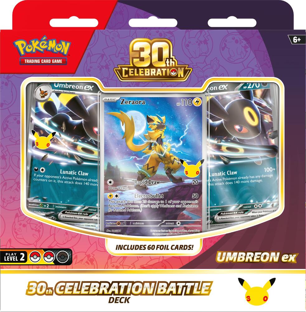 (Preorder) Pokémon 30th Celebration Battle Deck Umbreon