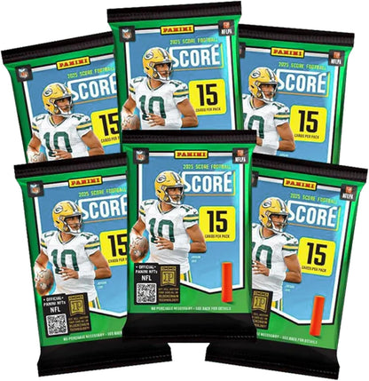 2025–26 Panini Score NFL Football Blaster Box – Official Trading Cards – Includes Rookie Cards, Parallels &amp; Inserts – Sealed Retail Pack
