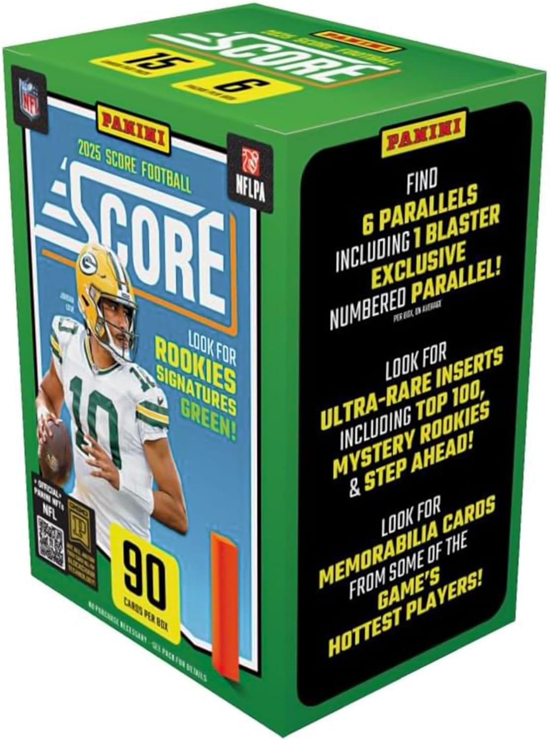 2025–26 Panini Score NFL Football Blaster Box – Official Trading Cards – Includes Rookie Cards, Parallels &amp; Inserts – Sealed Retail Pack