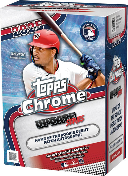 Topps 2025 Chrome Baseball Update Series Value Blaster Box