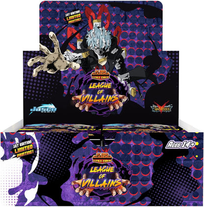 My Hero Academia Collectible Card Game Series 4 Unlimited League of Villains 24 Pack Booster Box