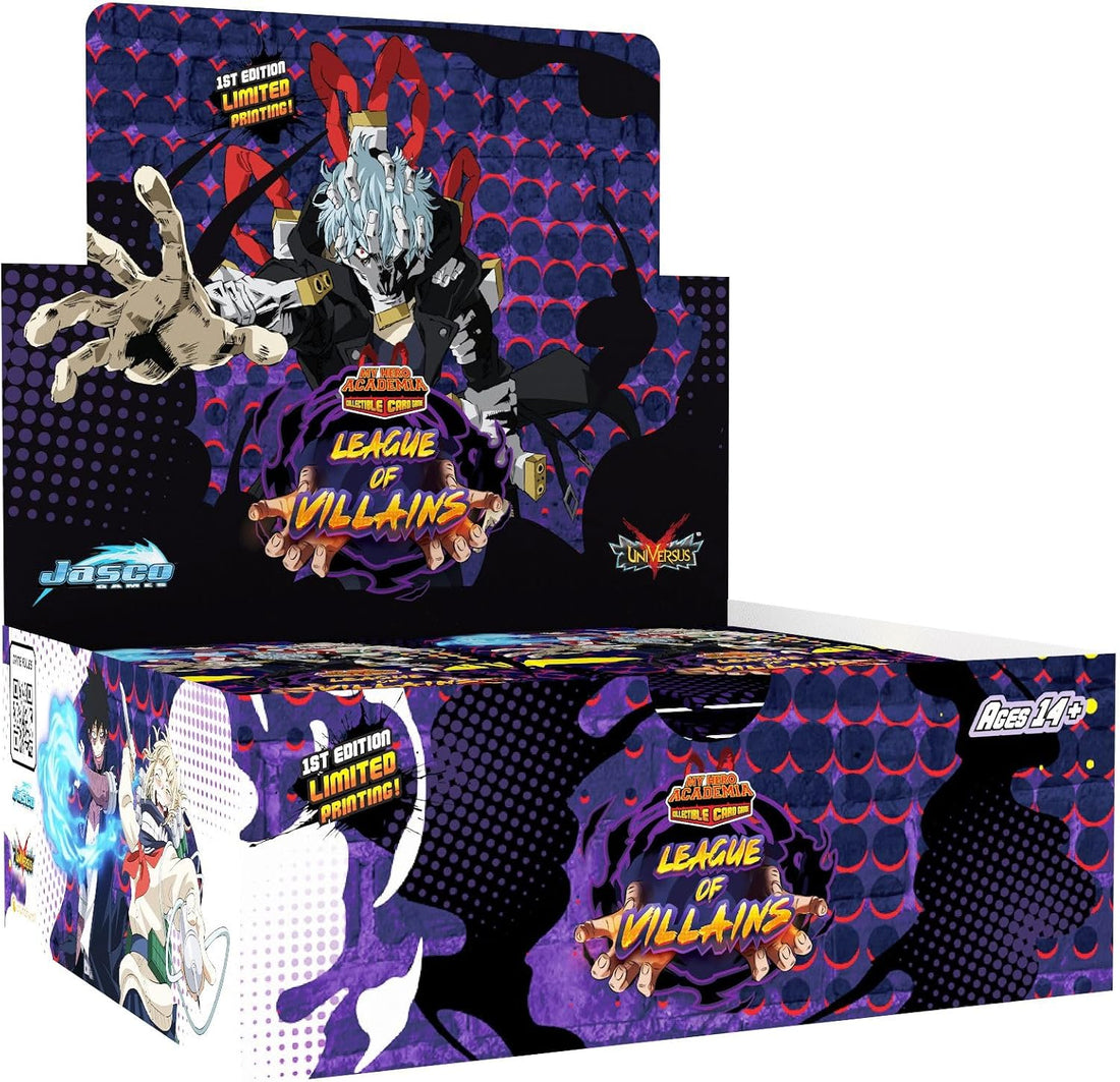 My Hero Academia Collectible Card Game Series 4 Unlimited League of Villains 24 Pack Booster Box