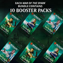 Magic: The Gathering War of The Spark Bundle | 10 Booster Packs | Accessories | Planeswalker in Every Pack