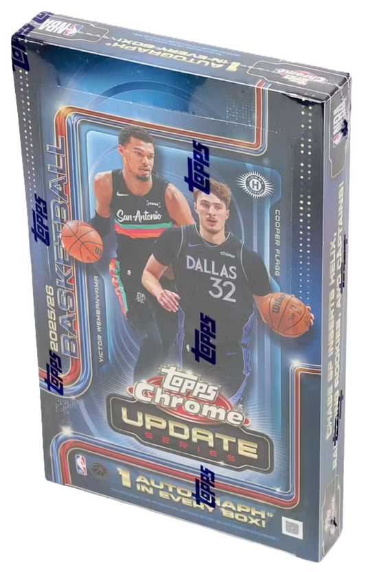 2025-26 Topps Chrome Update Series Basketball Hobby Box