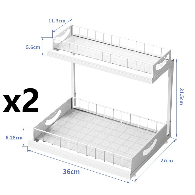 Pull-Out Spice Rack | Sliding Kitchen Cabinet Organizer